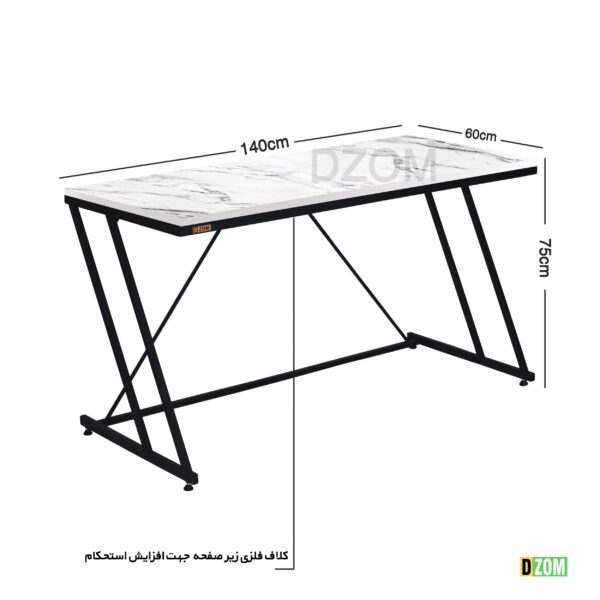 میز اداری دیزم مدل TLD_49K08_120SW - تصویر 2