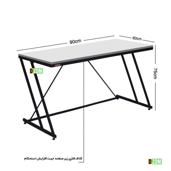 میز اداری دیزم مدل TLD-77E25-90WONE - تصویر 2