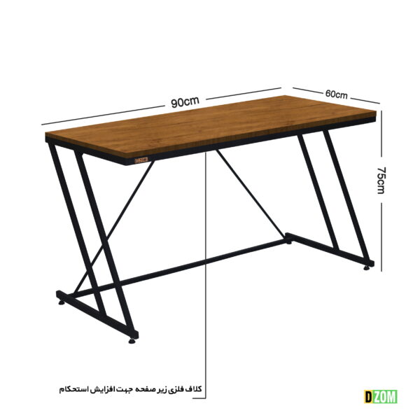 میز اداری دیزم مدل TLD-77E25-90BRNONE - تصویر 2