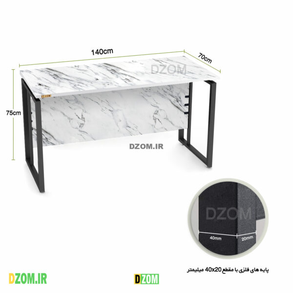 میز مدیریت دیزم مدل TLD-62H17-140SW - تصویر 6