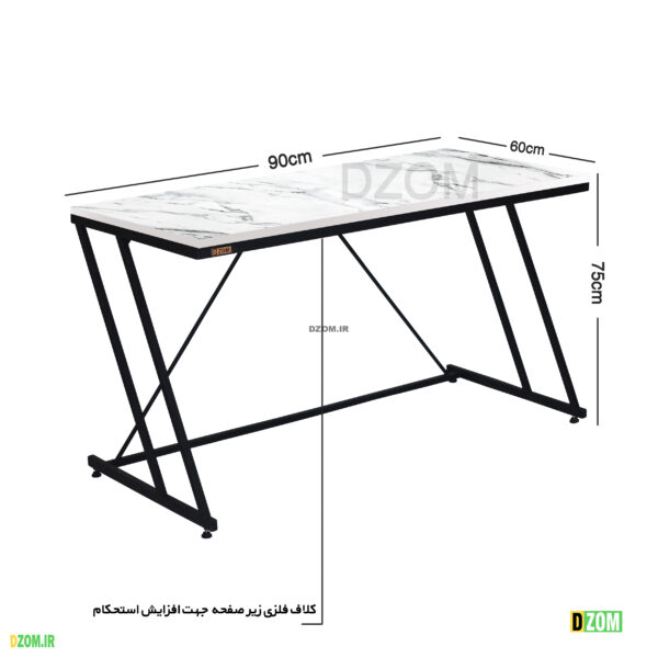 میز اداری دیزم مدل TLD_49K08_90SW - تصویر 2