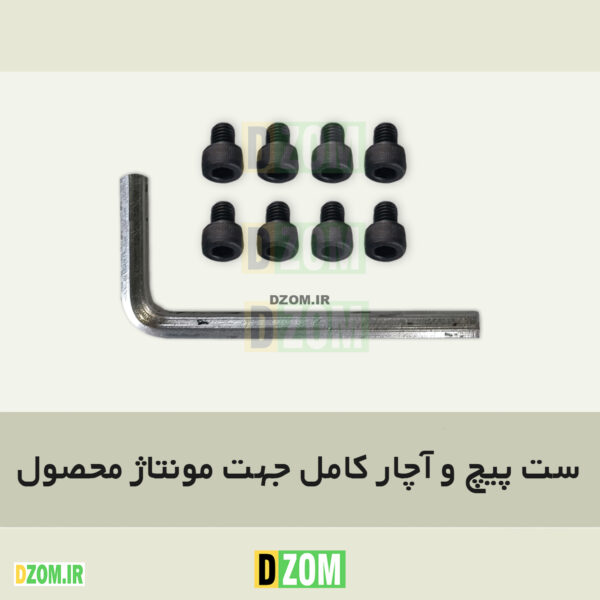 میز اداری دیزم مدل مونتاژی TLD_asm_150×80_W - تصویر 8